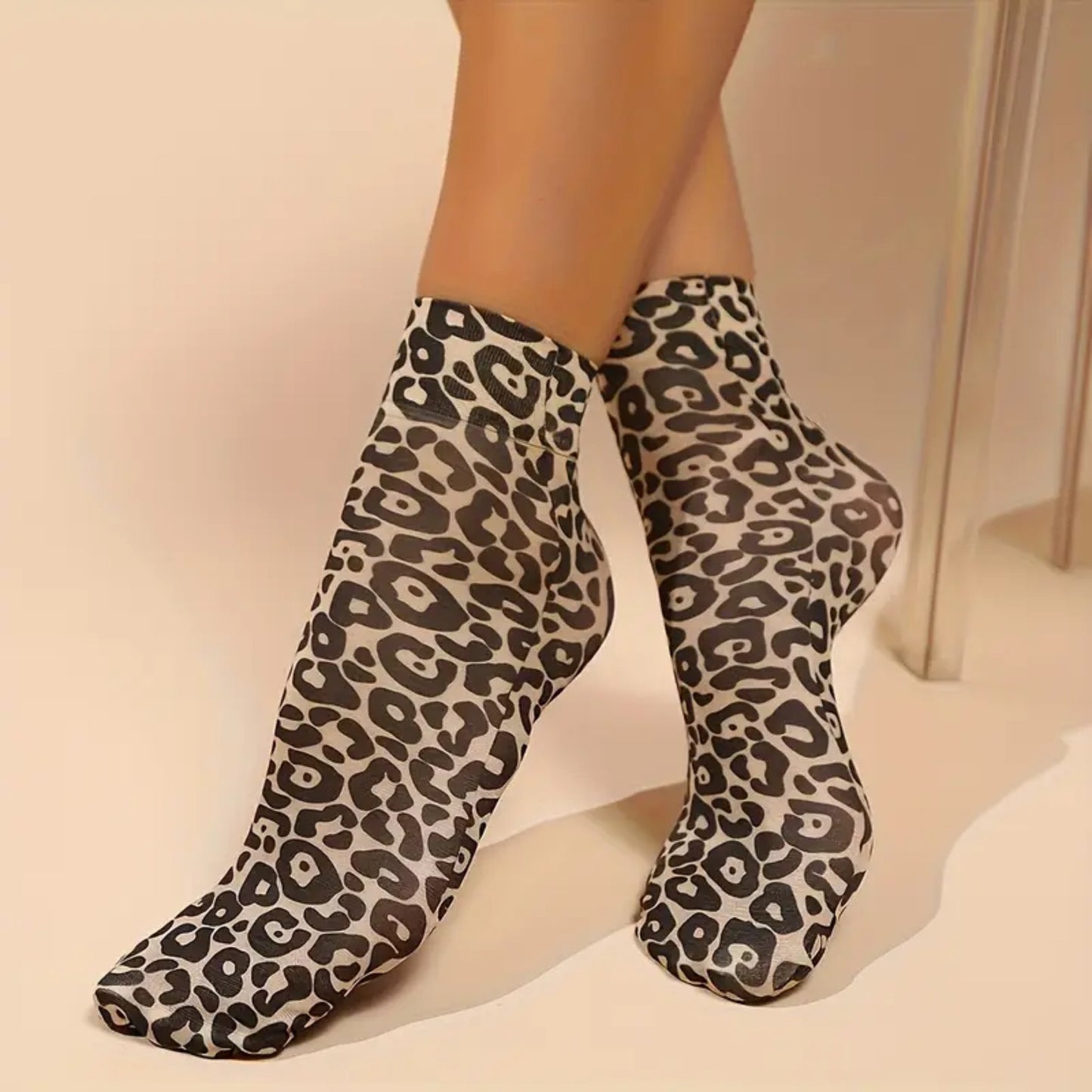 Pack X2 Medias Dama Estampado AnimalPrint