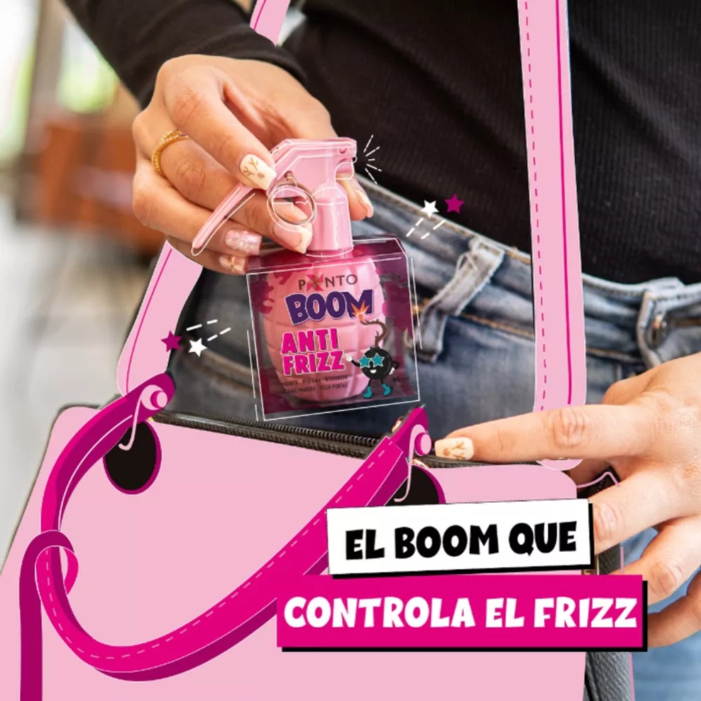 Boom Antifrizz Ponto