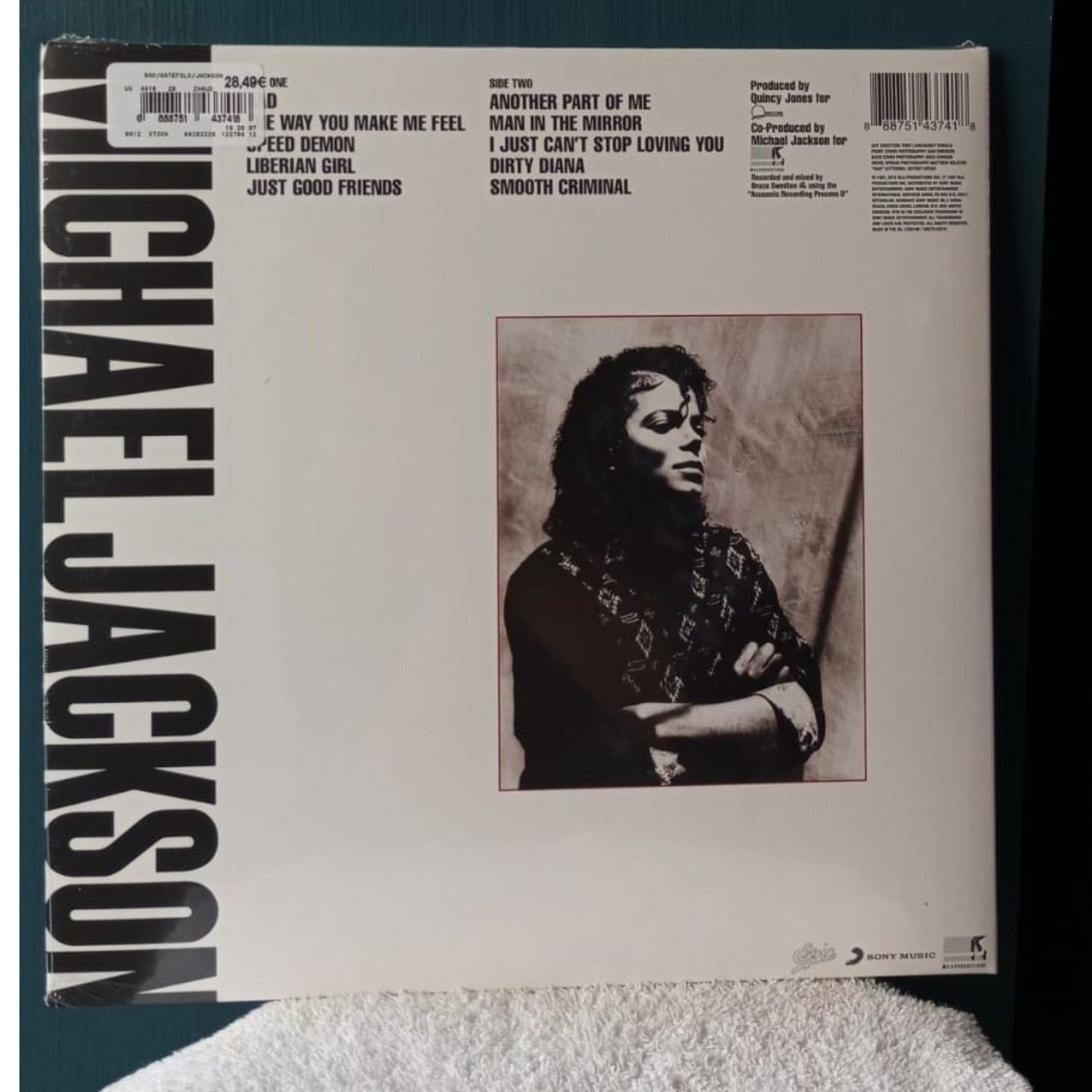 Vinilo Bad Michael Jackson