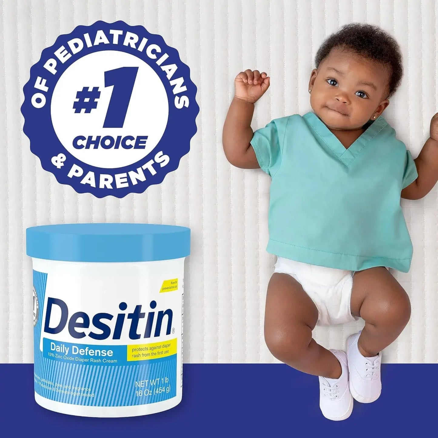 Crema Desitin Defensa Diaria Antipañalitis 16oz