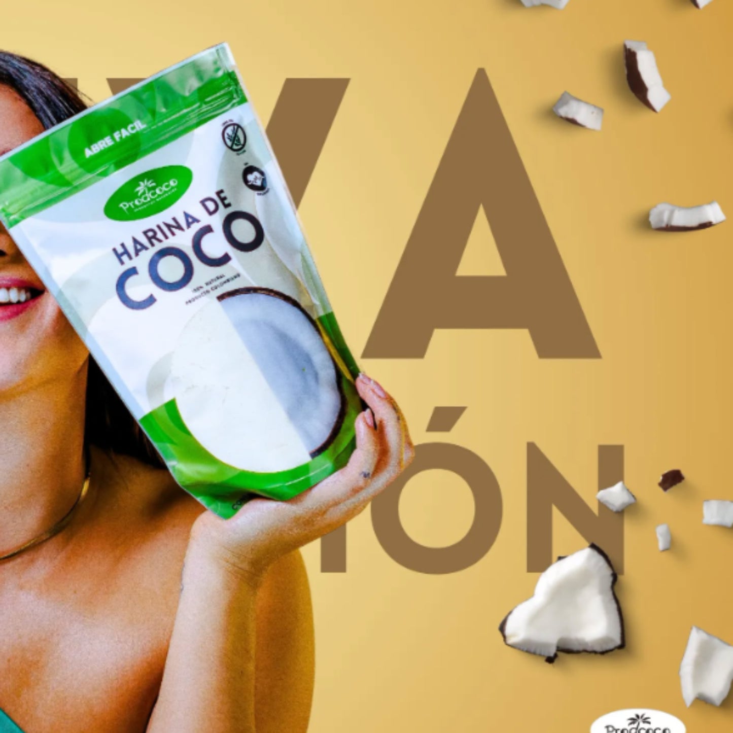 Aceite De Coco 1000 ml Y Harina De Coco 100% natural 500 gr