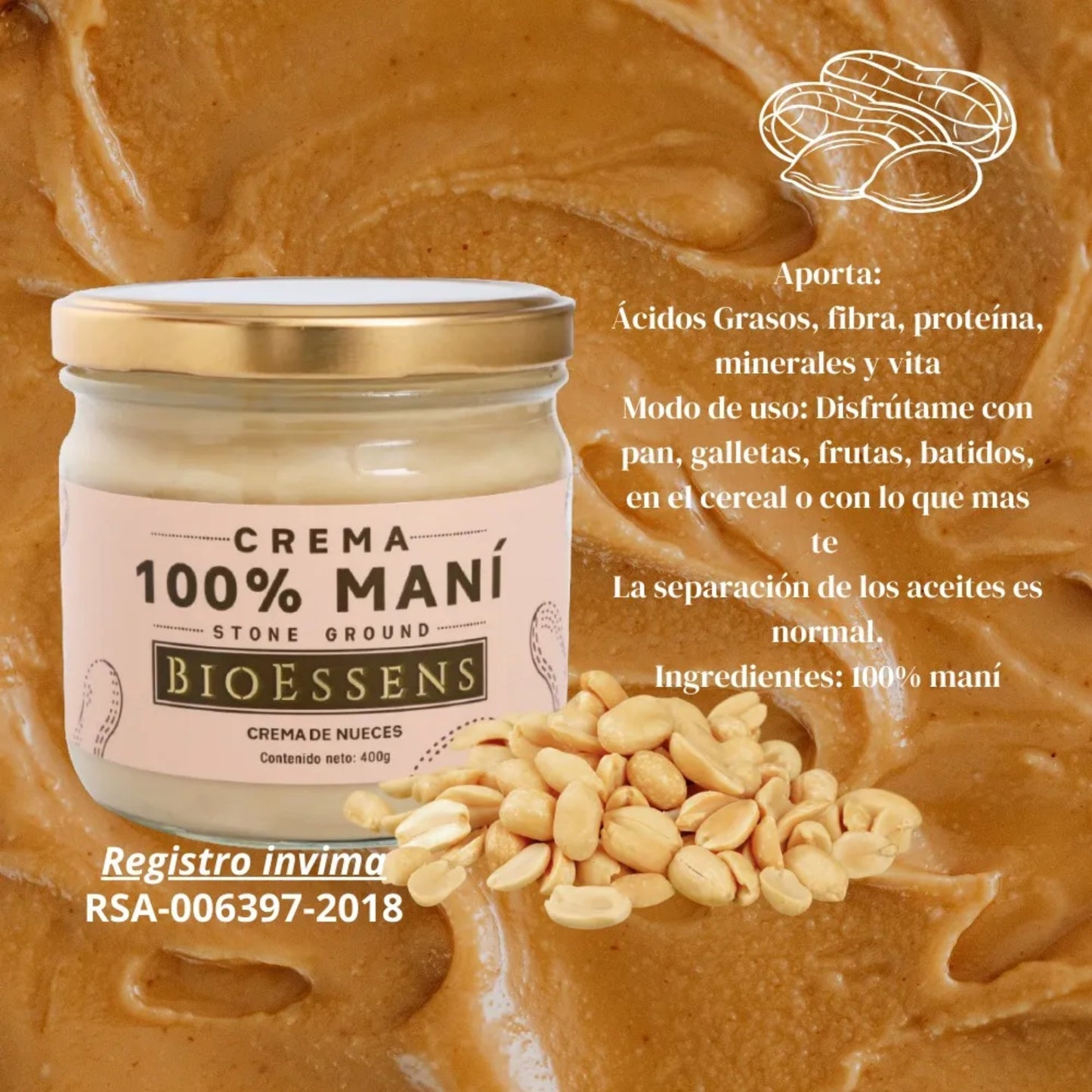 Crema de Mani 210g