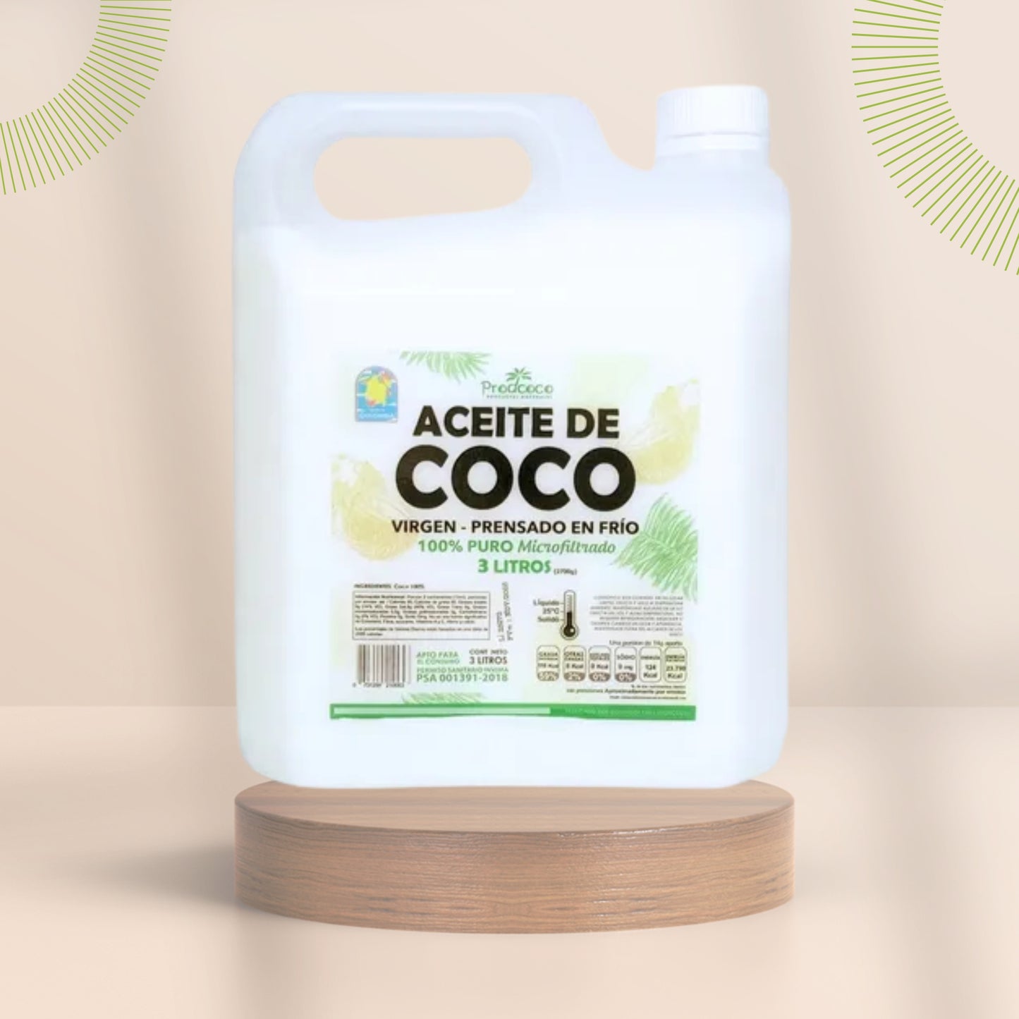 Aceite de Coco 3 Litros