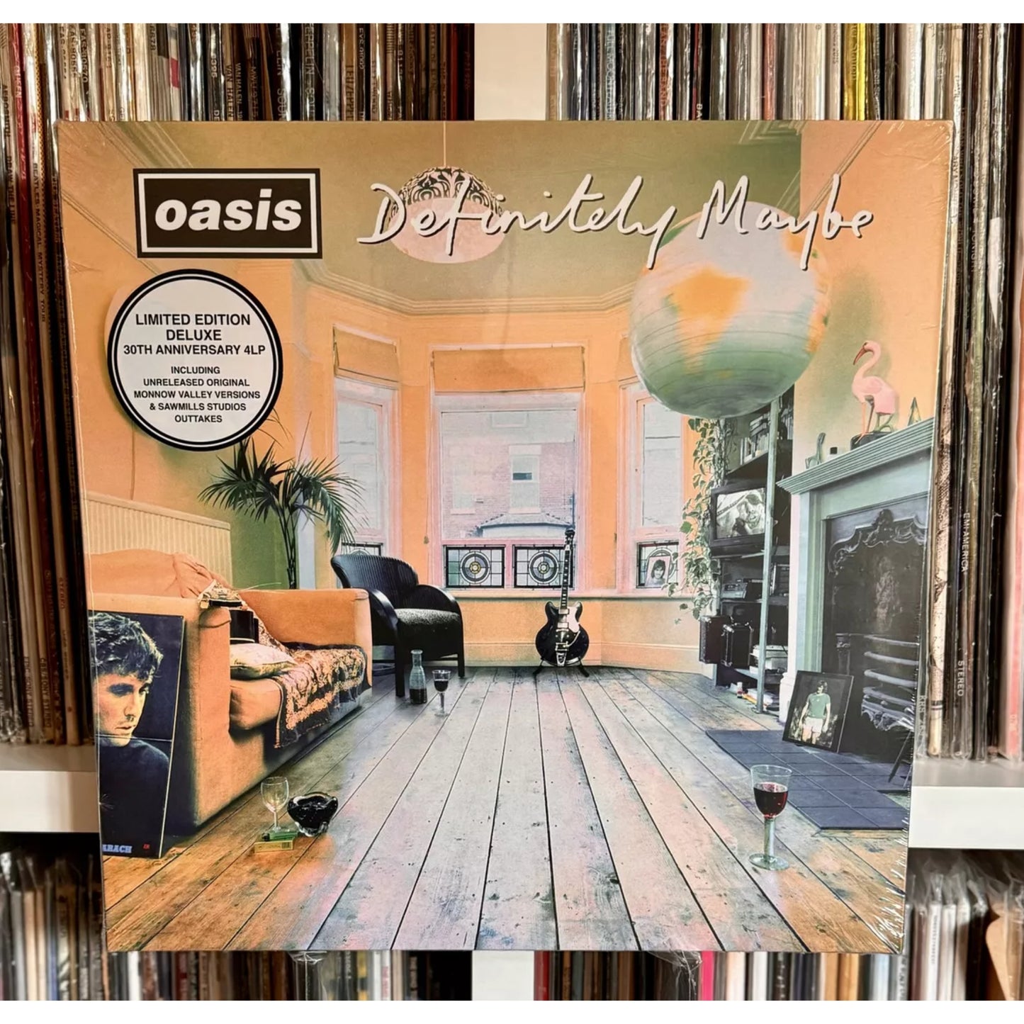 Vinilo Definitely Maybe Oasis Edicion Limitada 30 Aniversario