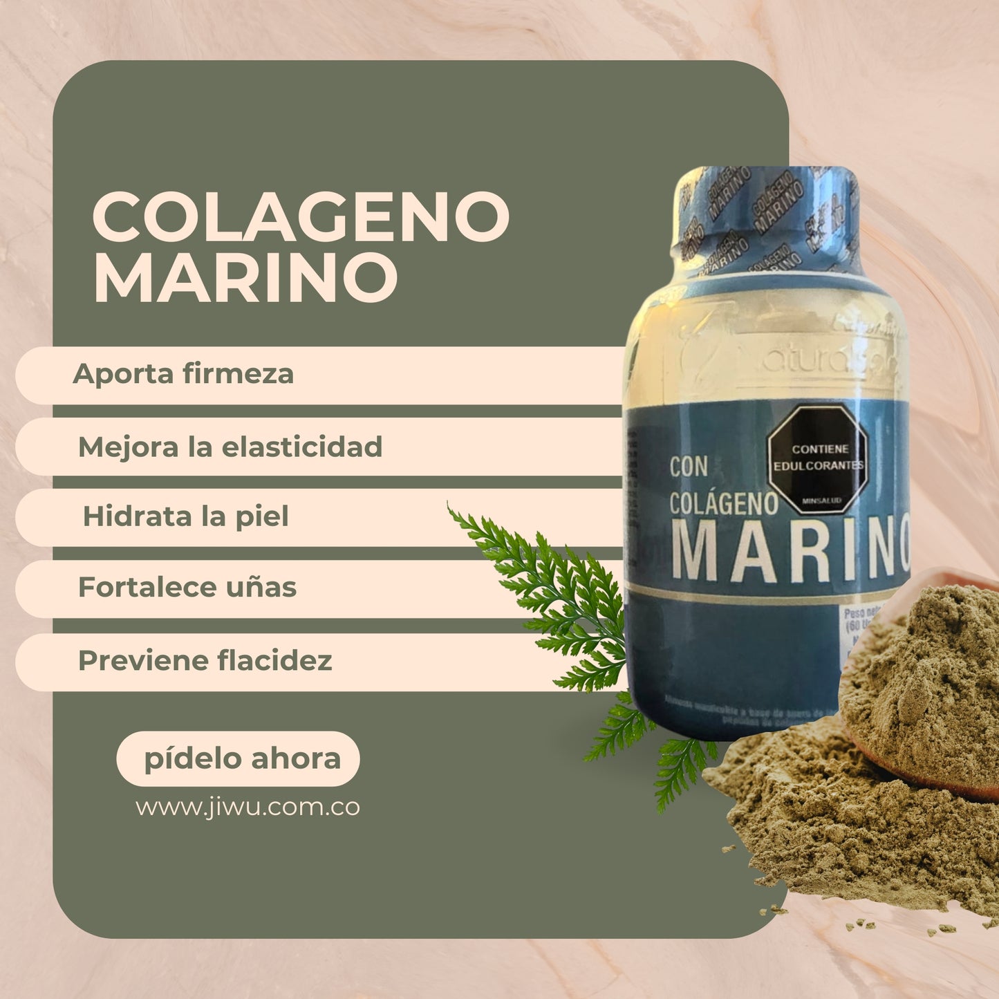 Pack paga 2 lleva 3 NAD+ COLAGENO MARINO + RESVERATROL