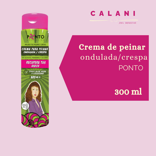 Crema para Peinar Ponto Ondulada/Crespa 300ml