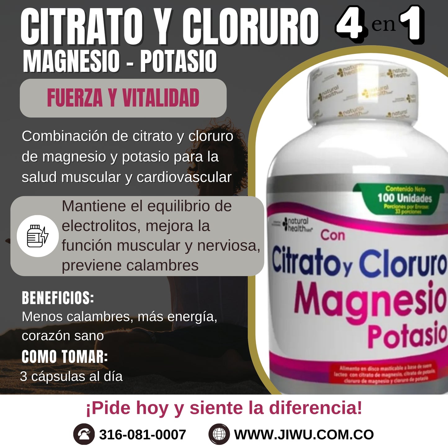 Pack Aswagandha - Nad+Resveratrol - Citrato y Cloruro4en1