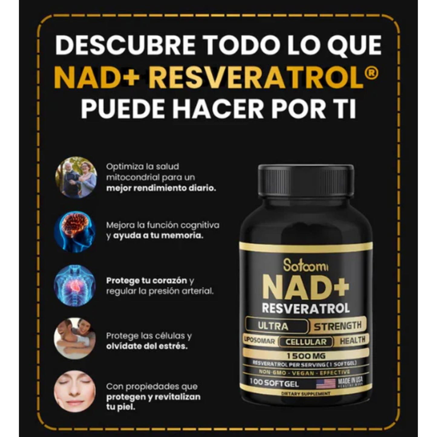 Nad + Resveratrol SATOOM Americano