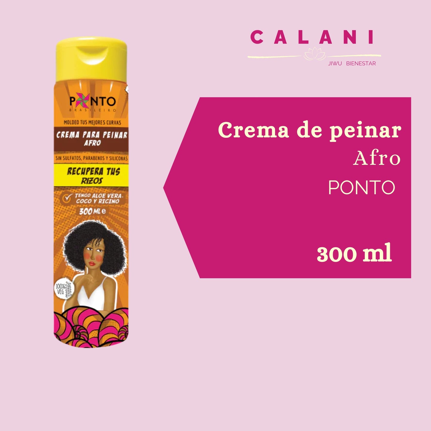 Crema Para Peinar Afro Ponto