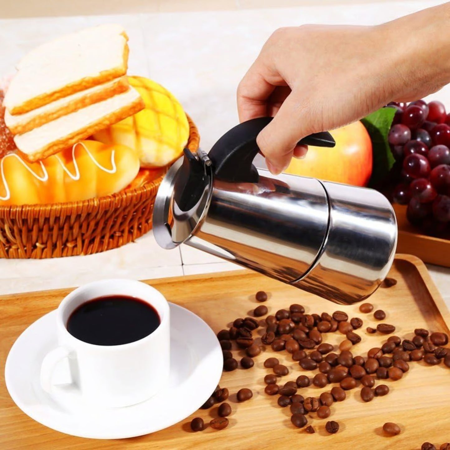 Cafetera Italiana Espresso Maker 6Cup