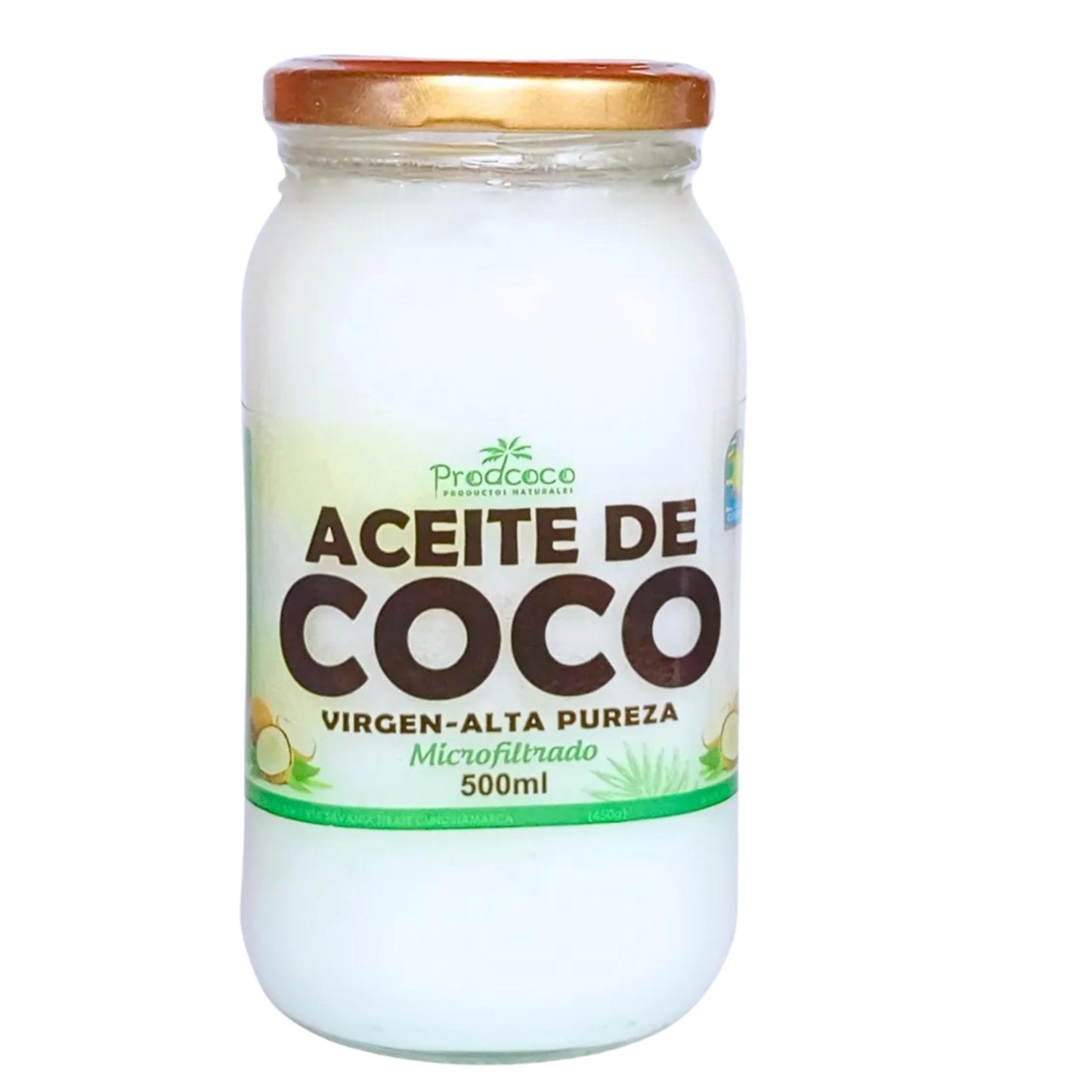Aceite De Coco 500 ml 100% Natural