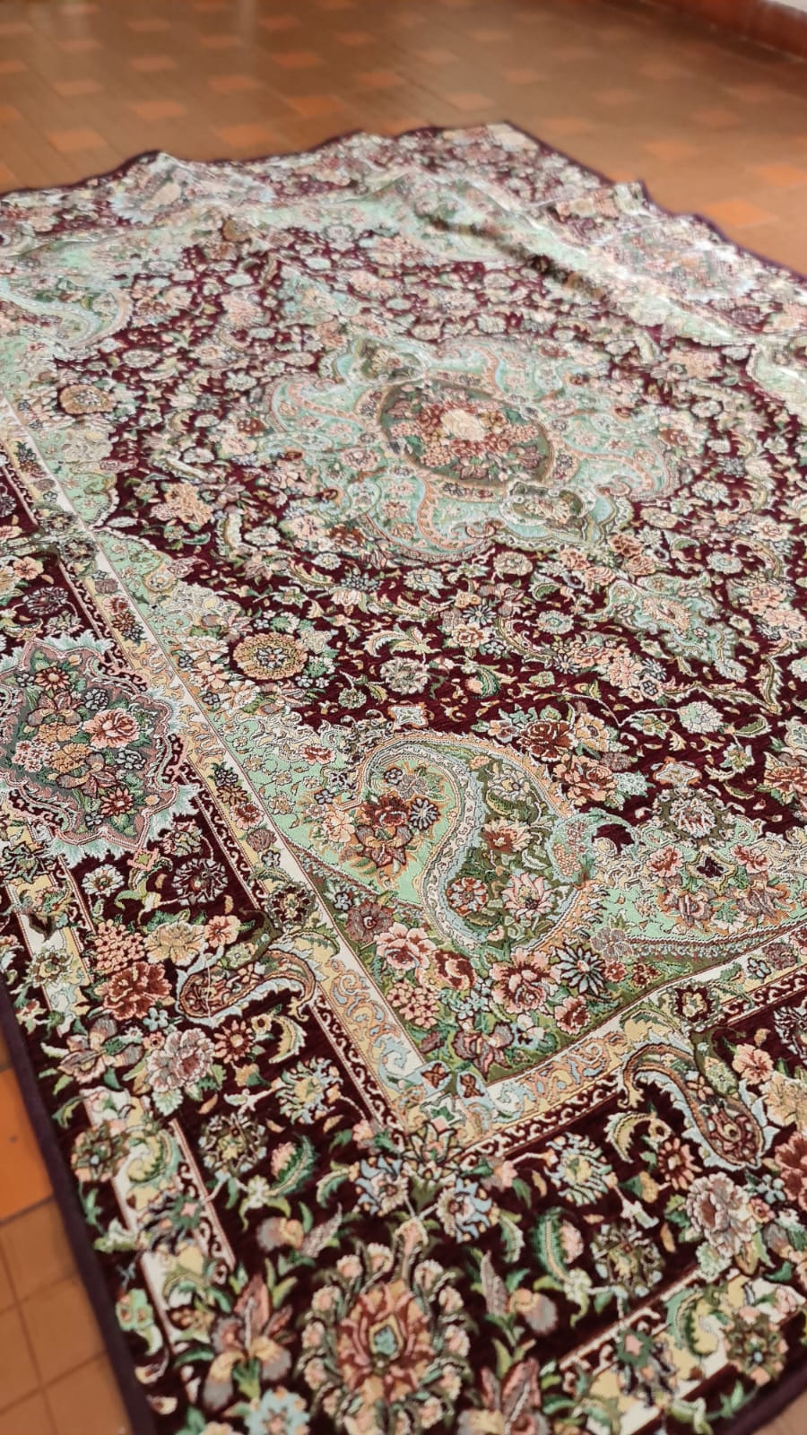 Alfombra Persa 100% Origina De 1,5 X 2 Metros