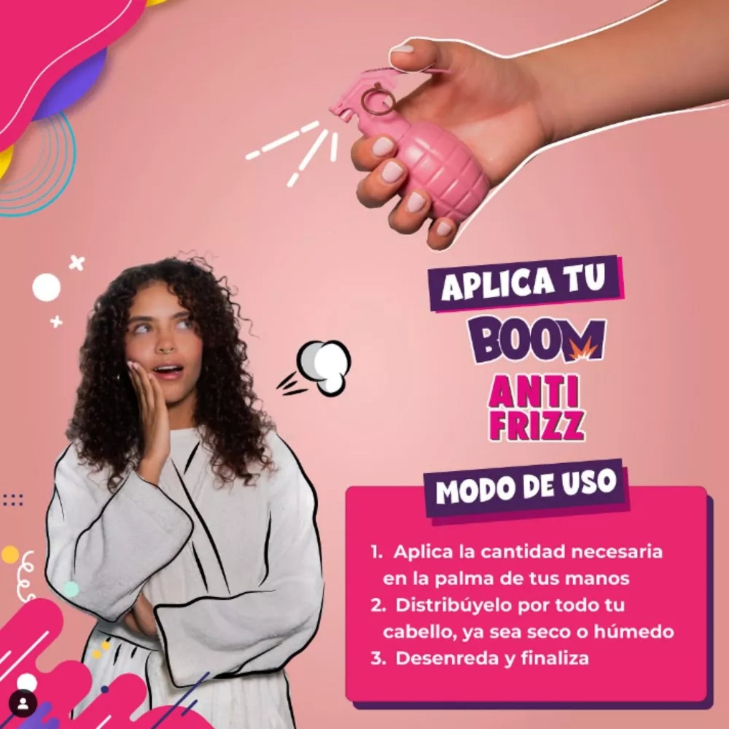 Boom Antifrizz Ponto