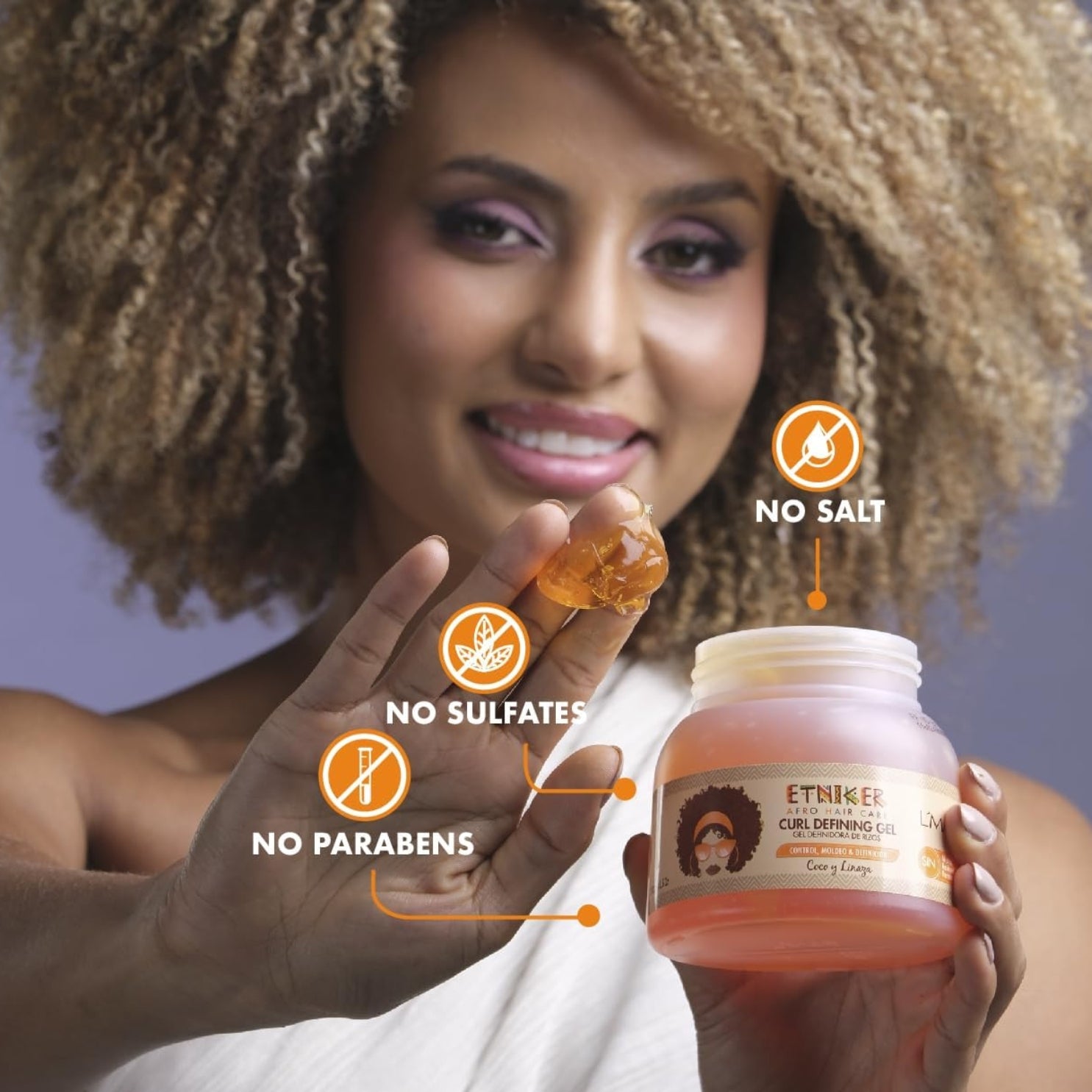 Gel Fijadora Rizos Etniker 300ml