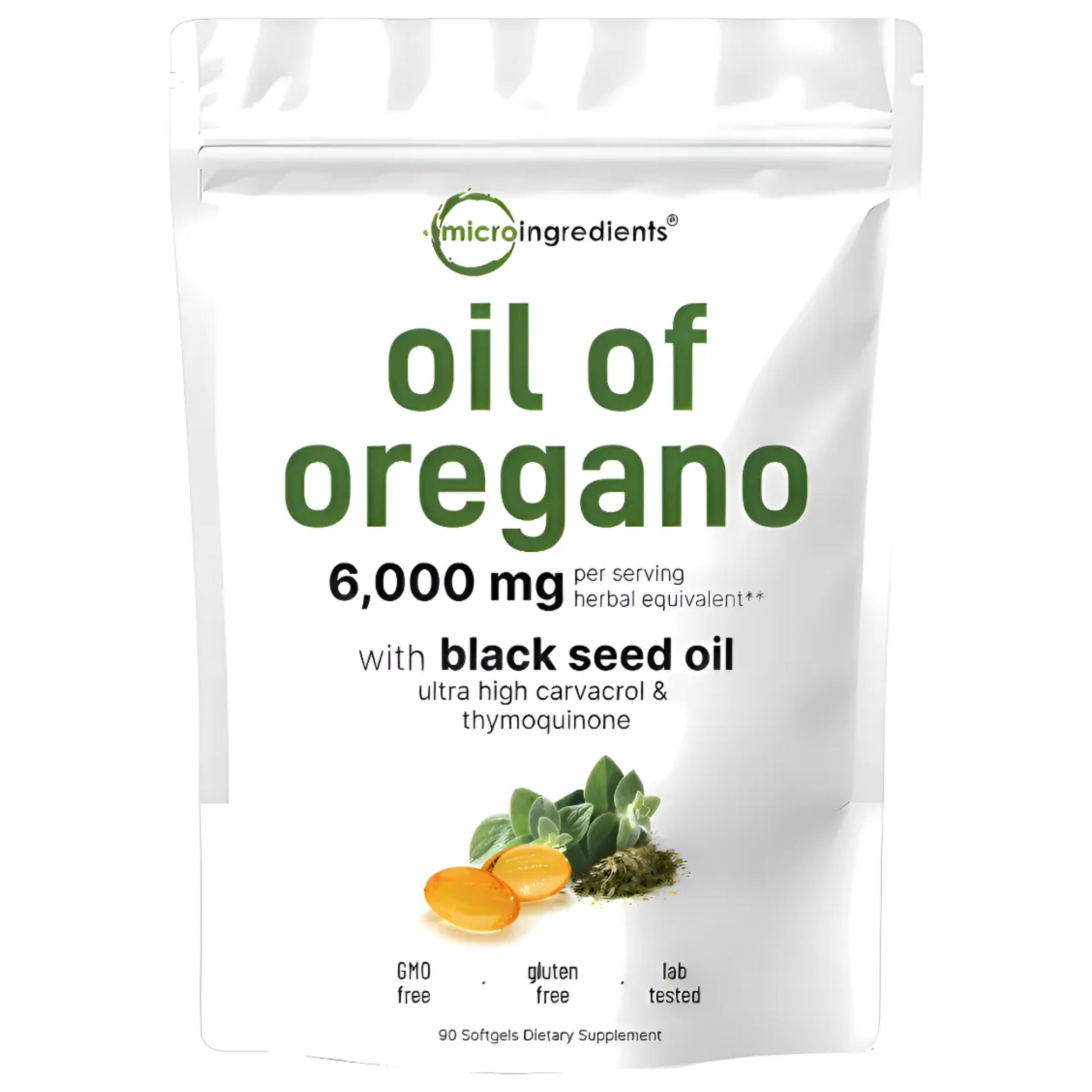 Aceite De Orégano Fortalecimiento Inmune , 90 Cápsulas Blandas Natural
