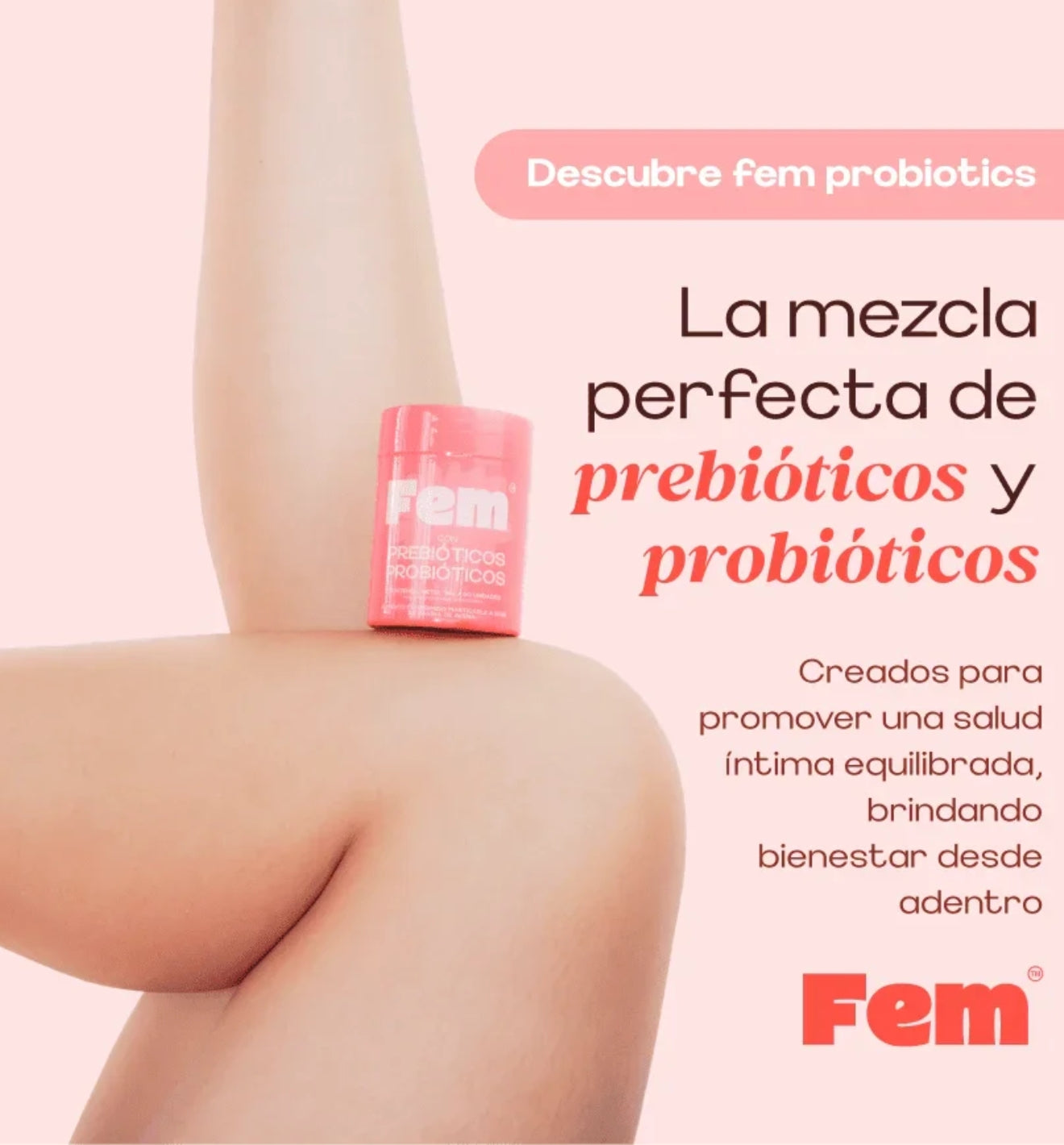 Probióticos Íntimos FEM – Equilibrio, Bienestar y Confianza Femenina