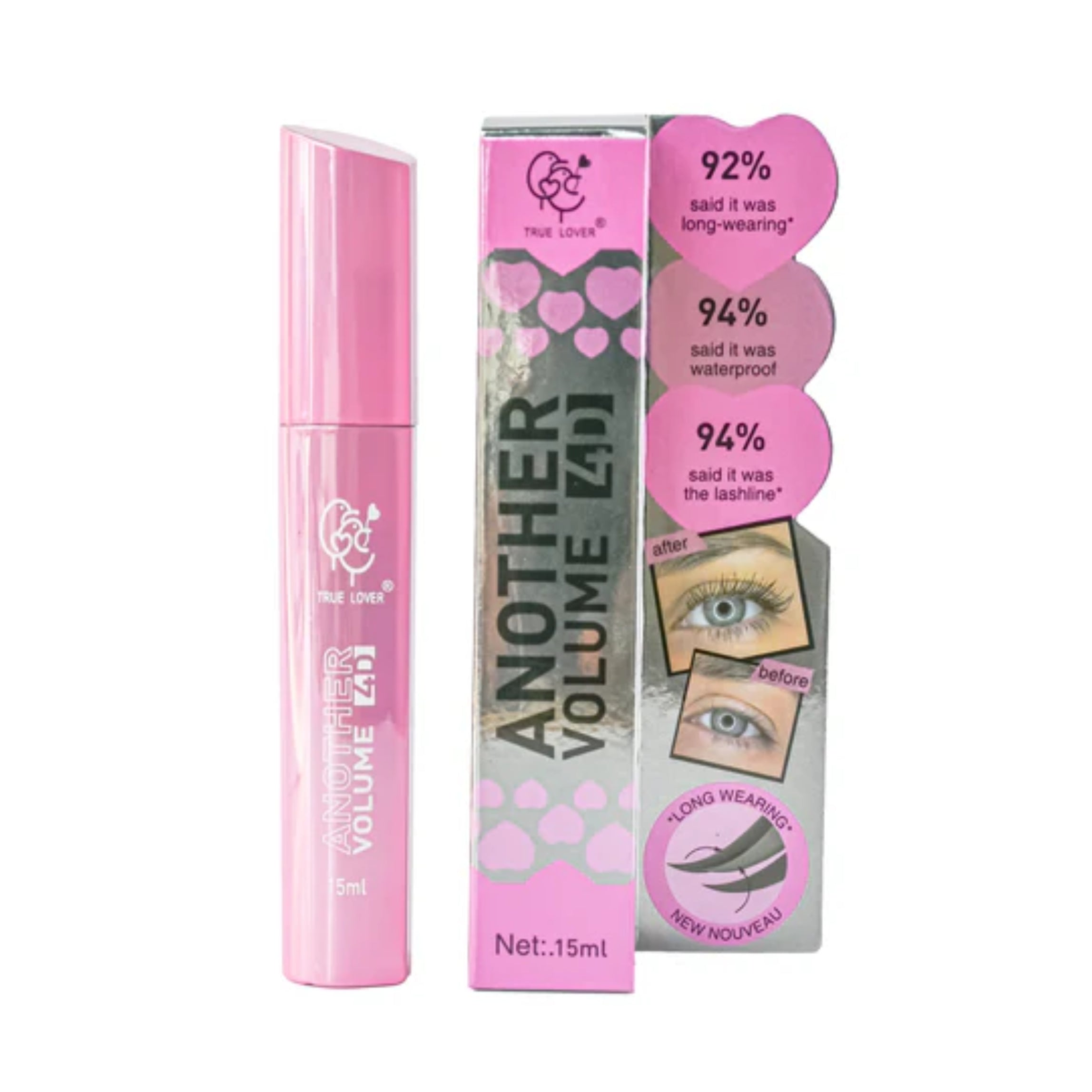 Pestañina Volumen 4D TRUE LOVER