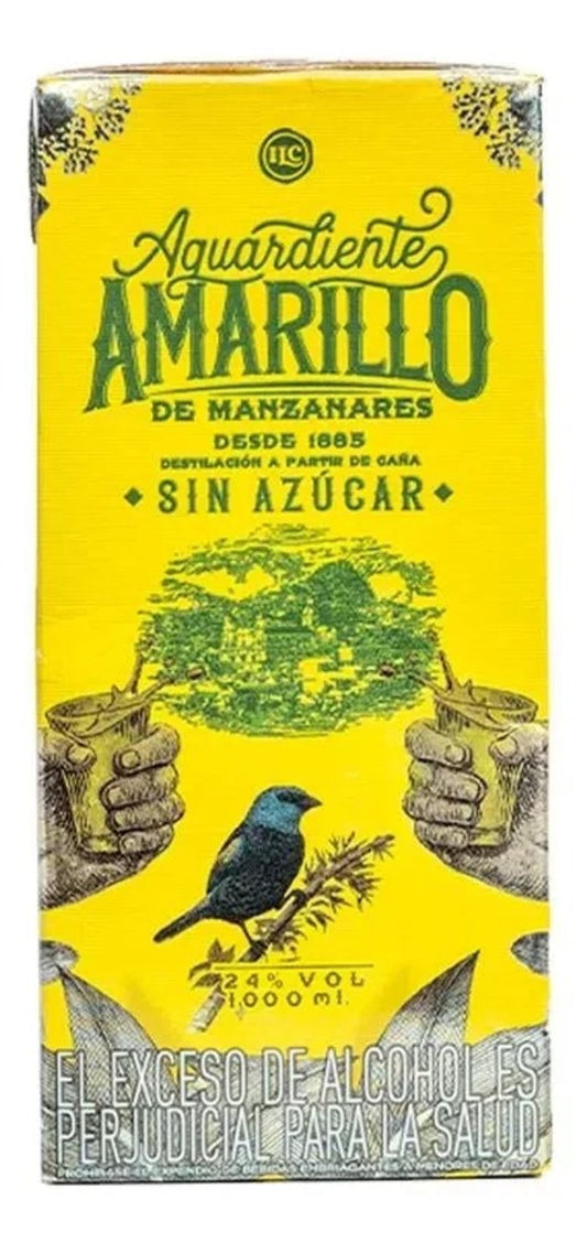 Aguadiente Amarillo de Manzanares Tetra