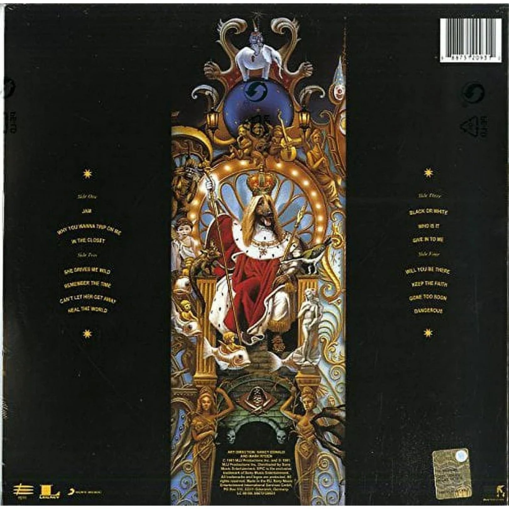 Vinilo Dangerous Michael Jackson