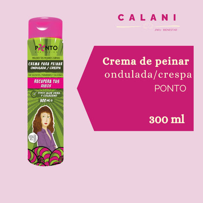 Crema para Peinar Ponto Ondulada/Crespa 300ml