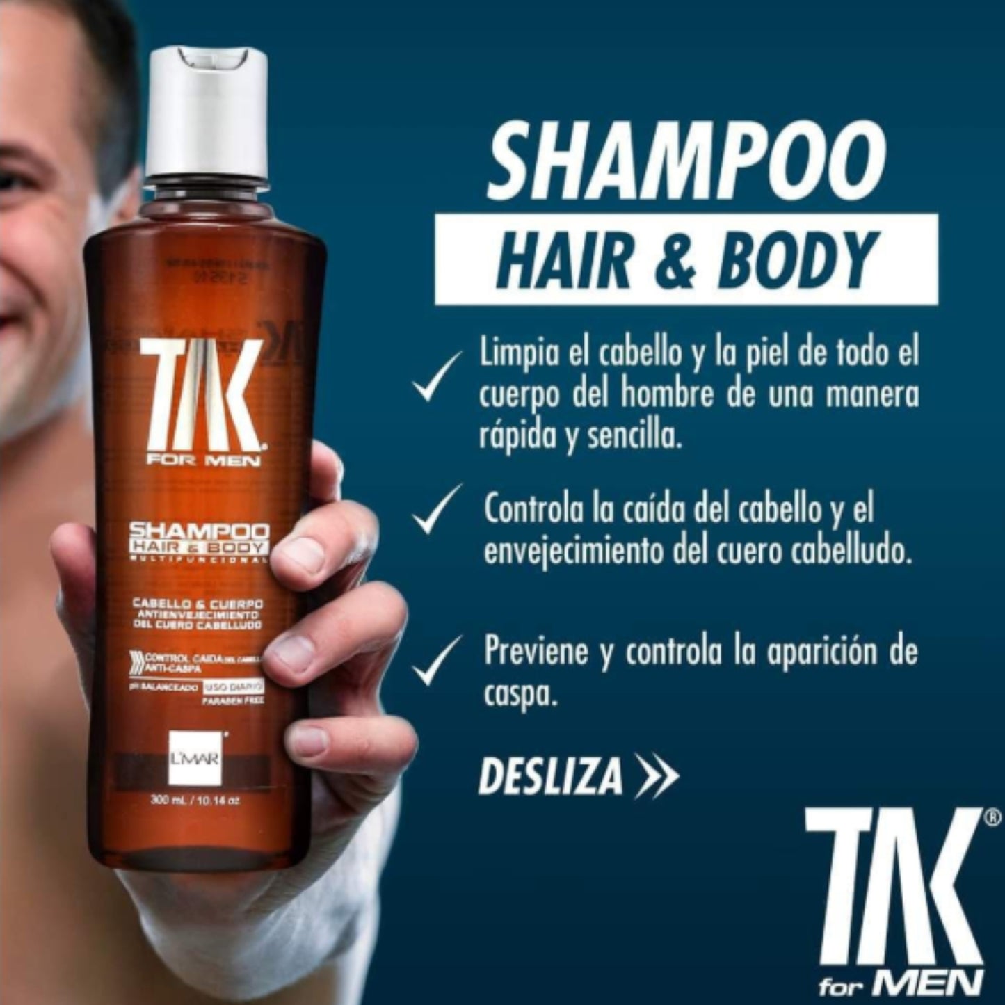 Shampoo Tac For Men L'MAR 300ml