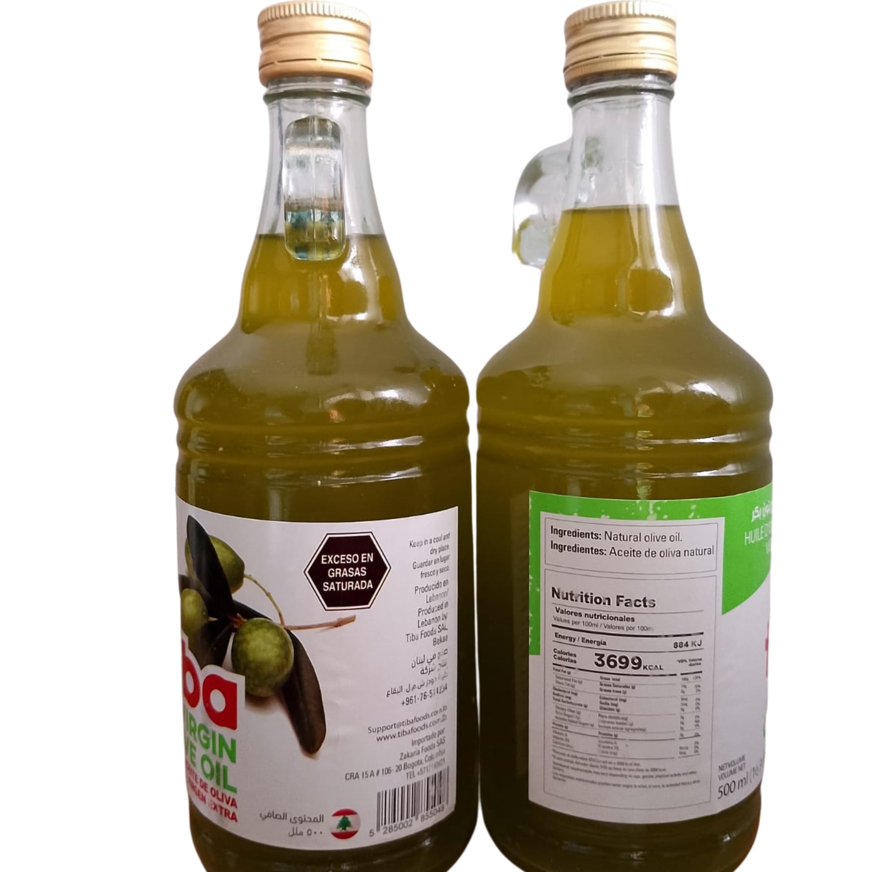 Aceite de Oliva Extra Virgen Tiba