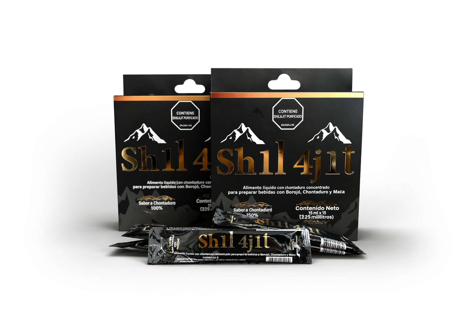 Pack X2 Jalea SHILAJIT CAJA X15 SOBRES
