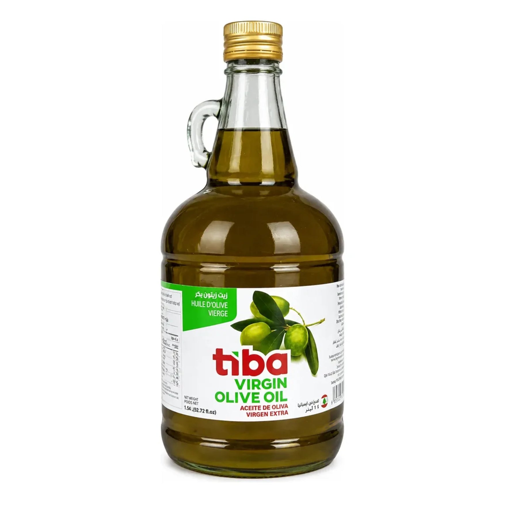 Aceite de Oliva Extra Virgen Tiba 1500ml