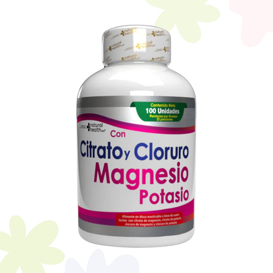 Citrato y Cloruro de Magnesio y Potasio