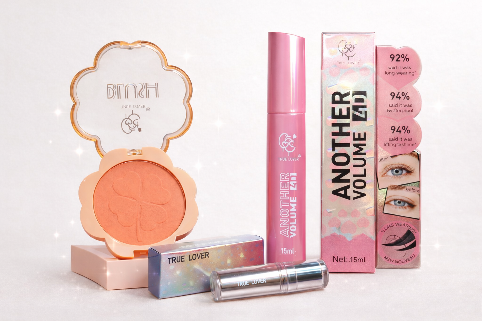KIT GLOW NATURAL- RUBOR, LIP GLOSS, MASCARA DE PESTAÑAS
