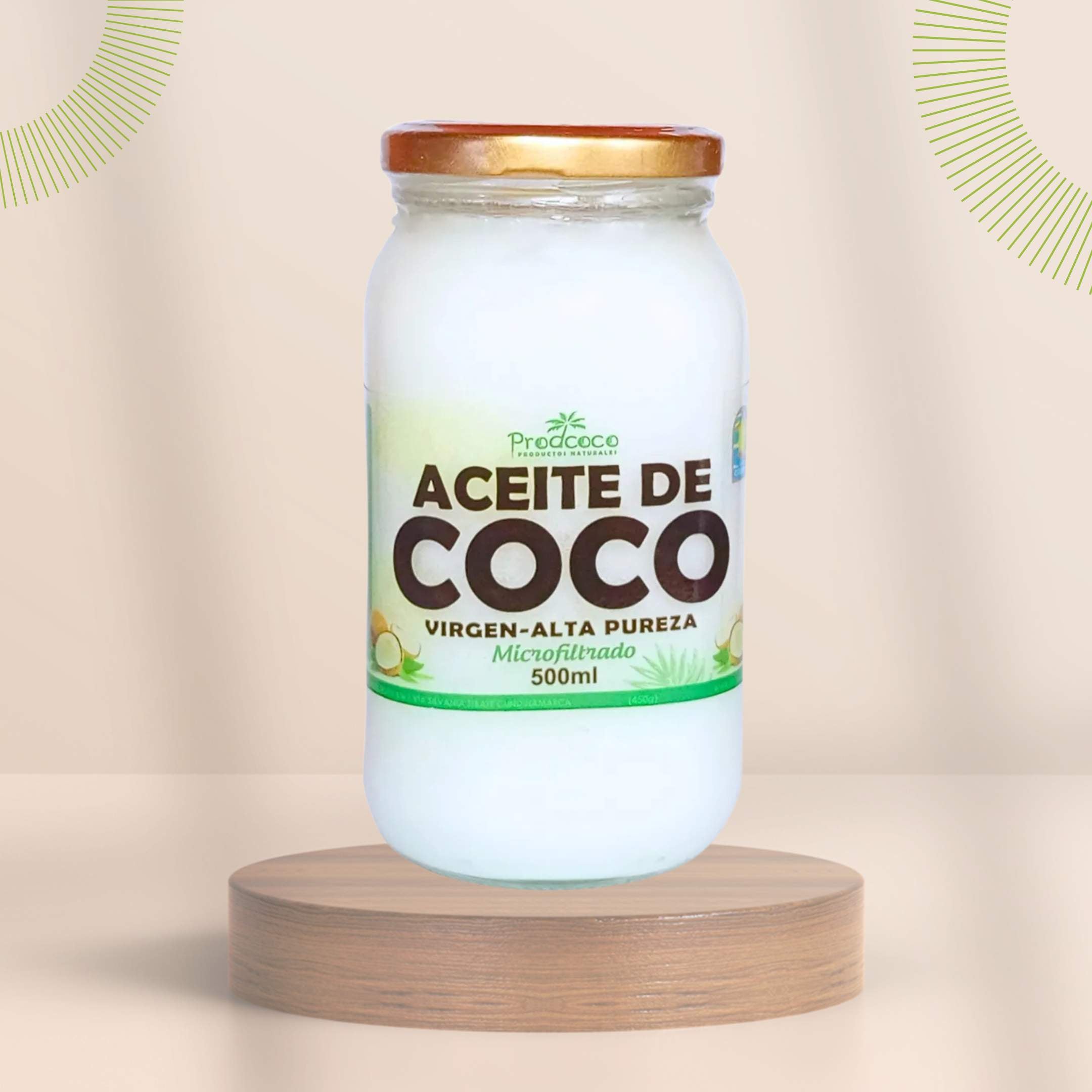Aceite De Coco   500 ml  100% Natural