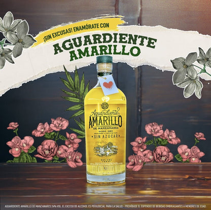 Aguardiente Amarillo de Manzanares 750ml