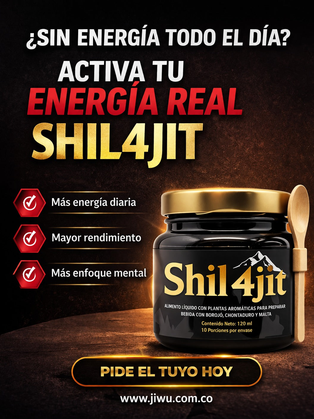 SHIL4JIT JALEA FRASCO x120ml